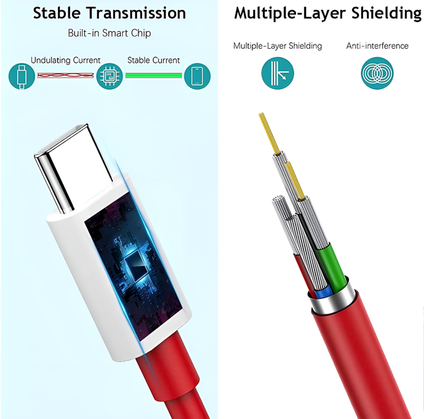 65W Fast charging Cable